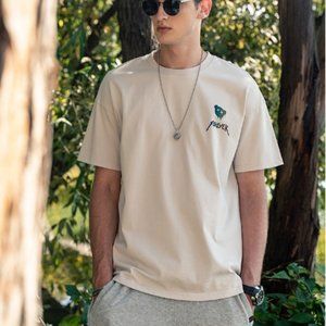 Summer casual round neck bottomed shirt trend versatile clothes men's loose T-sh